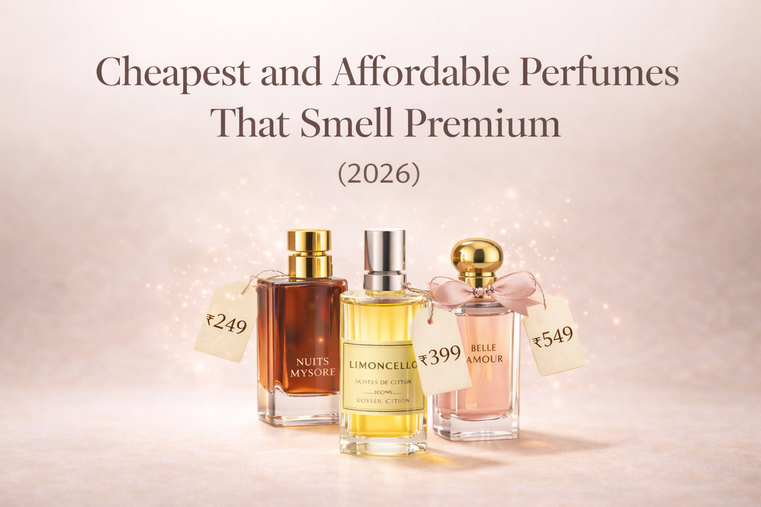 Cheapest and Affordable Perfumes or Fragrances That Still Smell Premium